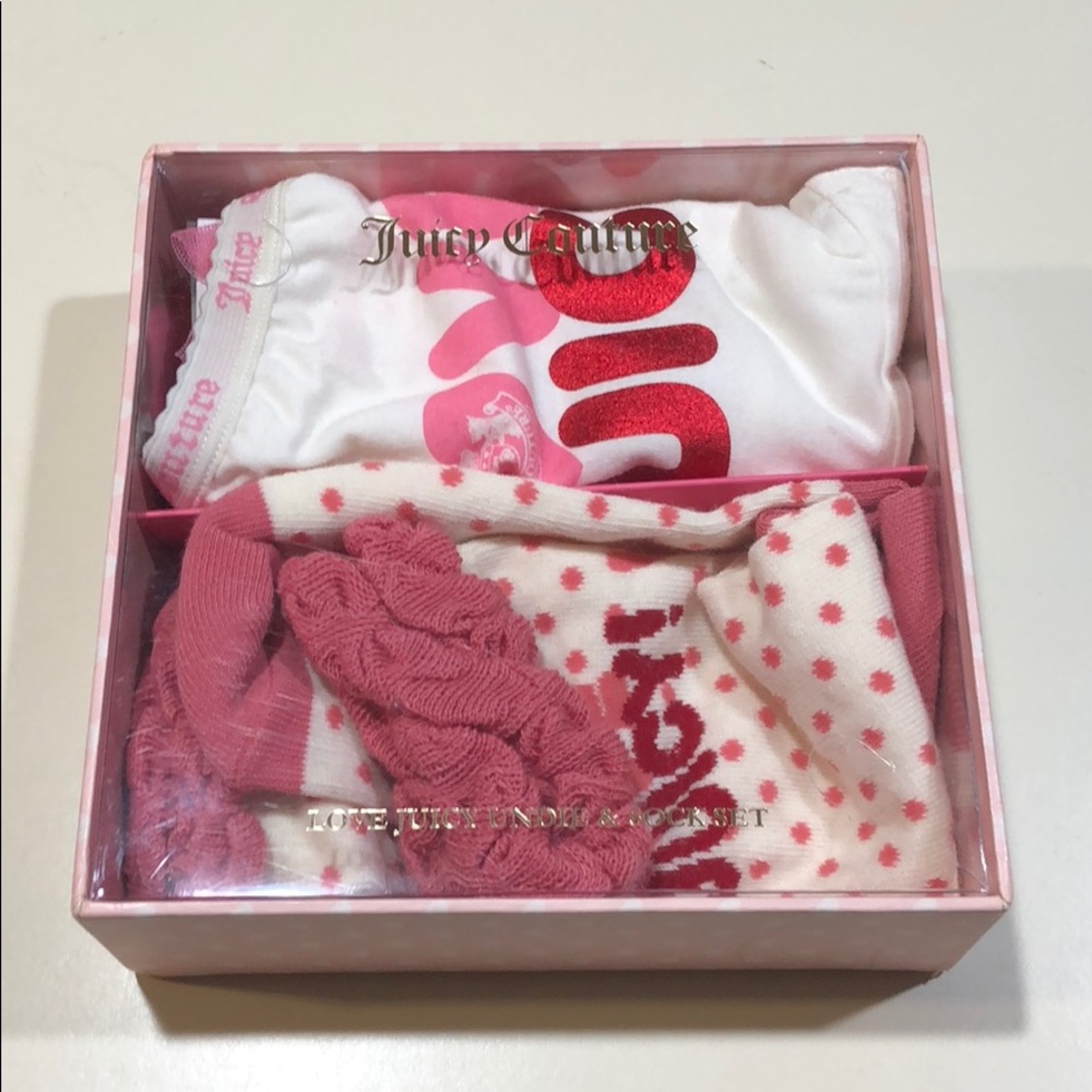 Juicy couture kids underwear and sock set